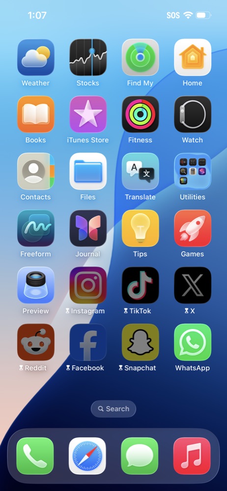 distracting apps blocked